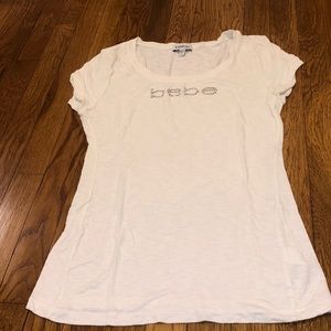 Bebe White T-shirt